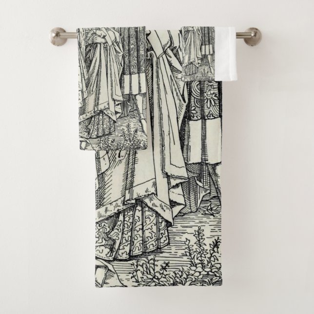 Saint Ursula virgin and martyr Bath Towel Set (Insitu)
