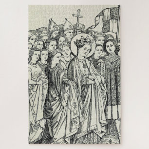 Saint Ursula virgin and martyr Jigsaw Puzzle