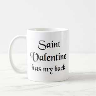 saint valentine coffee mug