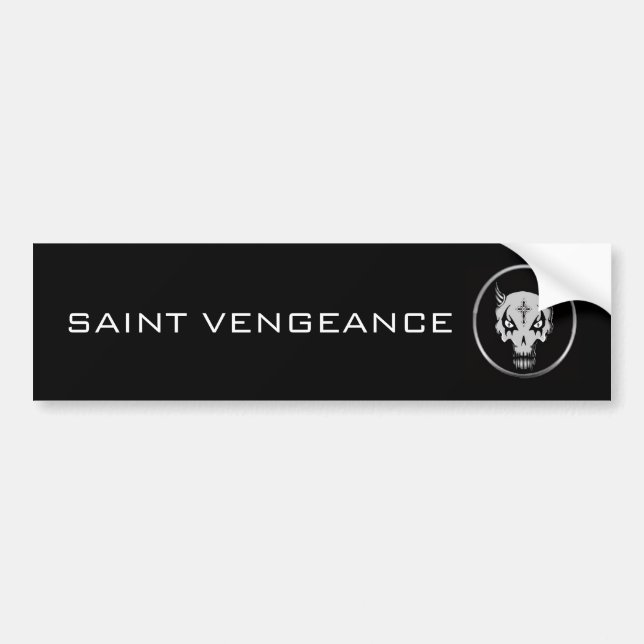 SAINT VENGEANCE  BUMPER STICKER (Front)