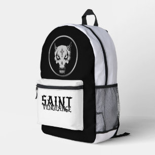 SAINT VENGEANCE PRINTED BACKPACK