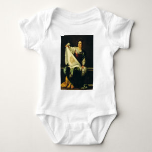 Saint Veronica by Bernardo Strozzi Baby Bodysuit