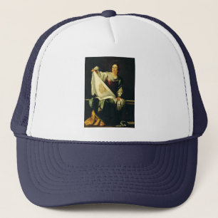 Saint Veronica by Bernardo Strozzi Trucker Hat