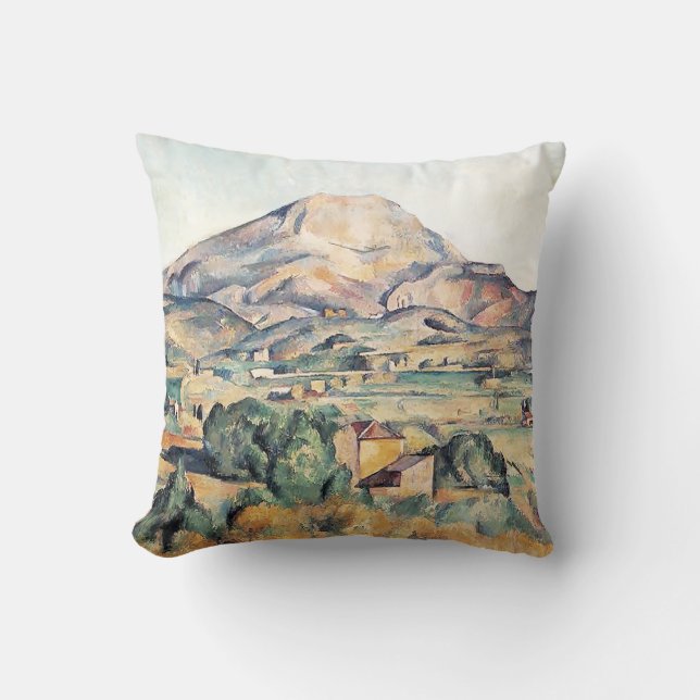 Saint-Victoire Barnes Mountain Paul Cezanne   Cushion (Front)