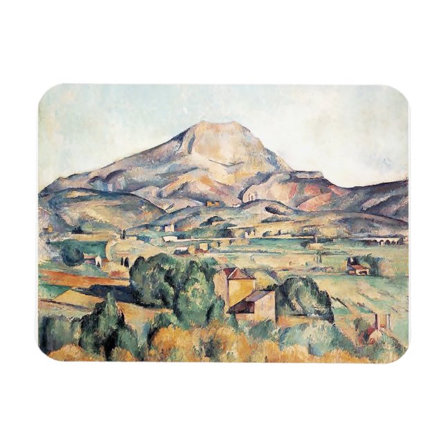 Saint-Victoire Barnes Mountain Paul Cezanne   Magnet (Horizontal)