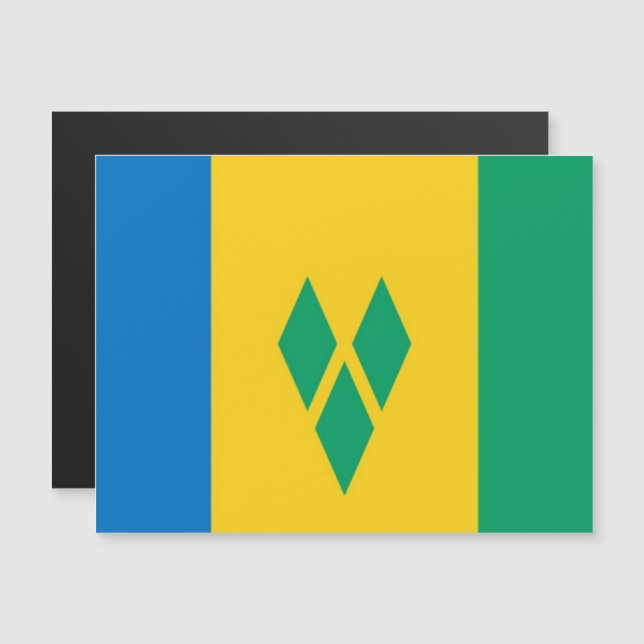 Saint Vincent and the Grenadines - Flag - (Front/Back)