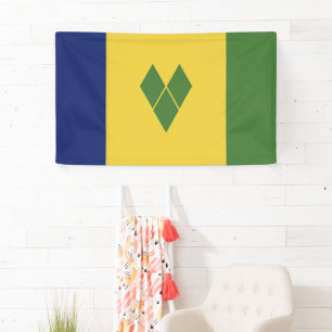 Saint Vincent and the Grenadines flag Banner