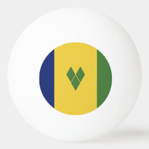 Saint Vincent and the Grenadines flag Ping Pong Ball