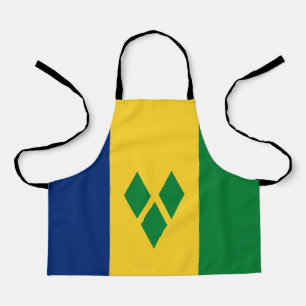 Saint Vincent and the Grenadines Flag Vincy Apron