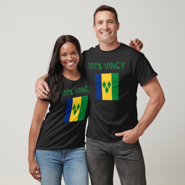 Saint Vincent and the Grenadines Flag Vincy T-Shirt (Unisex)