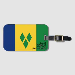 Saint Vincent and the Grenadines National Flag Luggage Tag