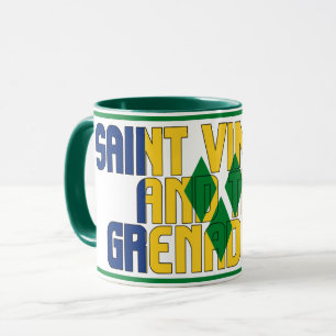 Saint Vincent and the Grenadines National Flag Mug