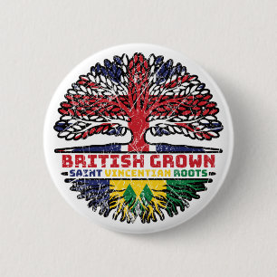 Saint Vincent and the Grenadines Saint Vincentian 6 Cm Round Badge