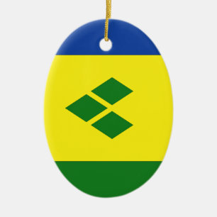 Saint Vincent Ceramic Tree Decoration