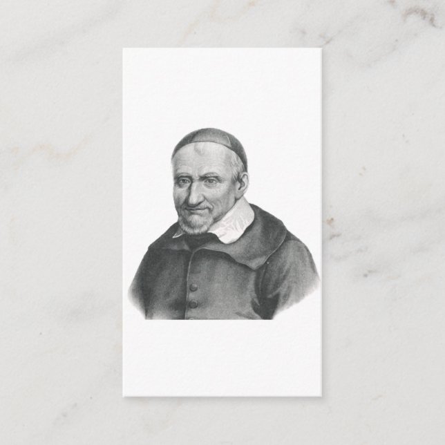 Saint Vincent de Paul Gentle Mercy Art Enclosure Card (Front)