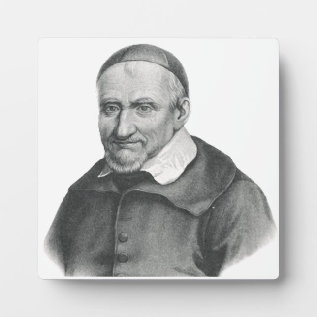 Saint Vincent de Paul Gentle Mercy Art Plaque (Front)