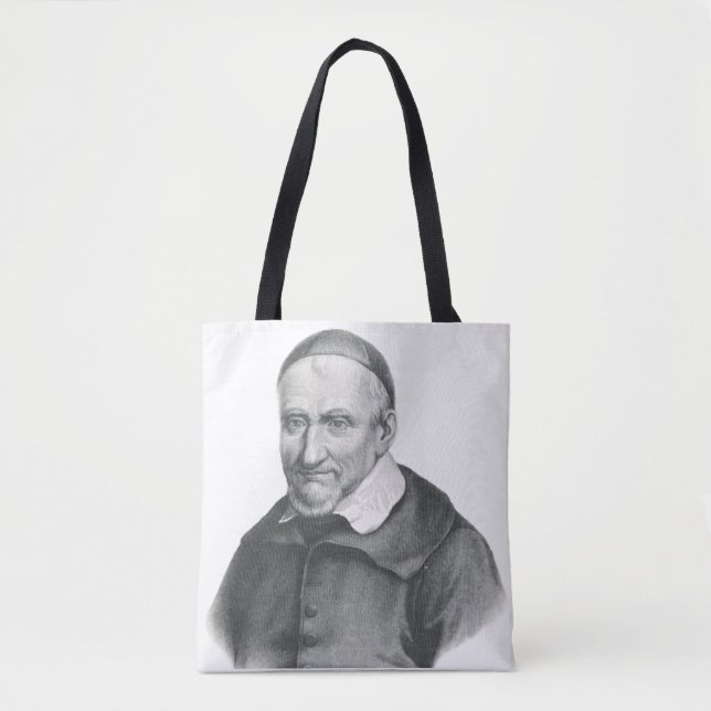 Saint Vincent de Paul Gentle Mercy Art Tote Bag (Front)