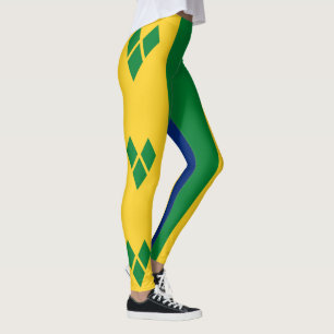 Saint Vincent Flag Leggings