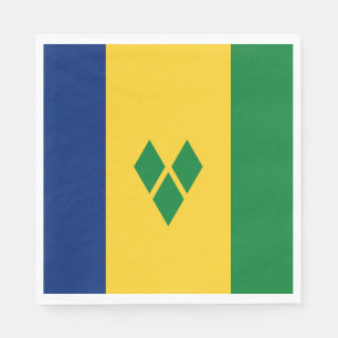 Saint Vincent Flag Napkin