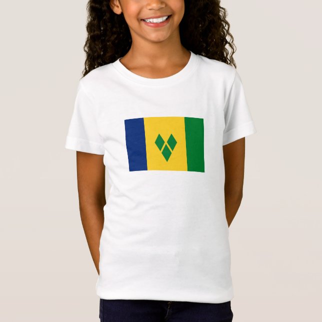 Saint Vincent Flag T-Shirt (Front)