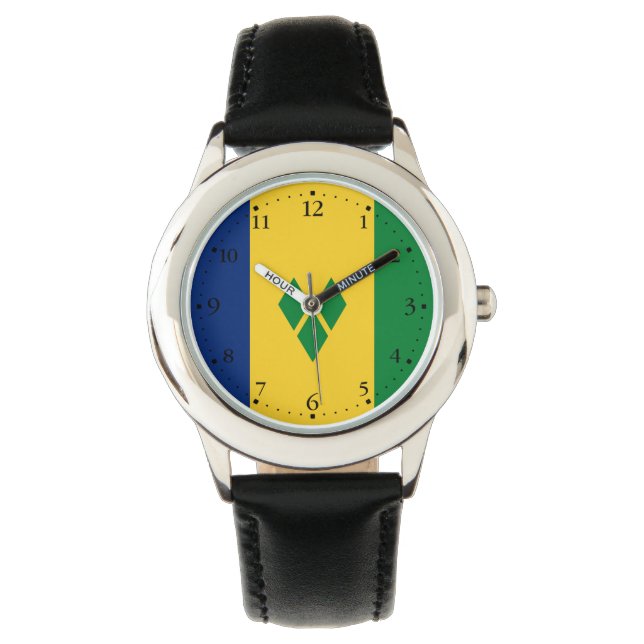Saint Vincent Flag Watch (Front)