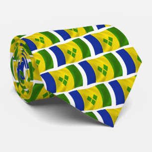 Saint Vincent Grenadines Flag Tie