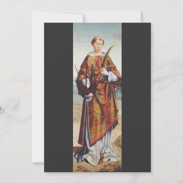 Saint Vincent of Saragossa Holiday Card (Front)