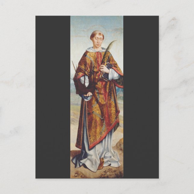 Saint Vincent of Saragossa Postcard (Front)