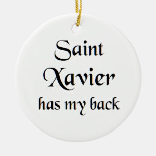 saint xavier coffee mug ceramic tree decoration