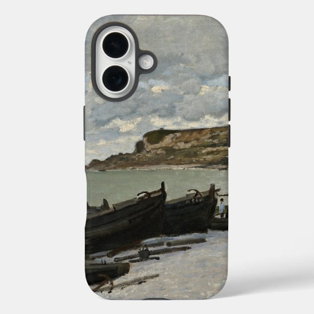 Sainte-Adresse by Monet - Boats Sea Cloudy Sky Case-Mate iPhone Case (Back)
