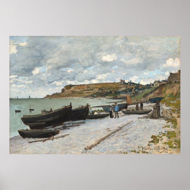 Sainte-Adresse - Claude Monet Fine Art Poster (Front)