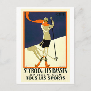 Sainte Croix Les Rasses Postcard