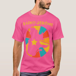SaintJerome Quebec Canada Vintage Distressed Souve T-Shirt