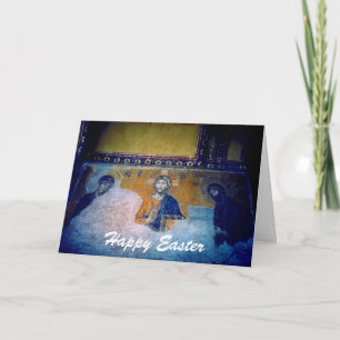 saintly easter mural holiday card