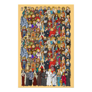 Saints, All saints, Catholic Saints Photo Print