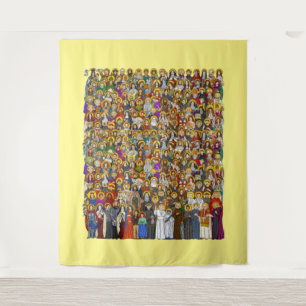 Saints, All saints, Catholic Saints Tapestry