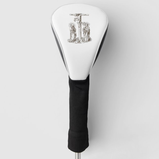 Saints and Jesus Classical Art Golf Head Cover (Front)