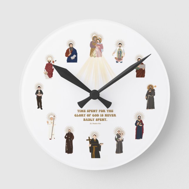 Saints Clock (Front)