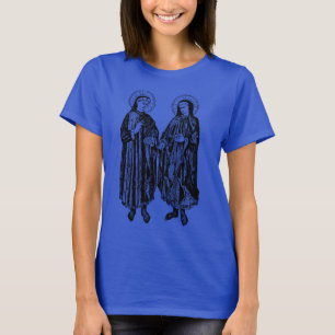 Saints Cosmas and Damian by Bicci di Lorenzo T-Shirt