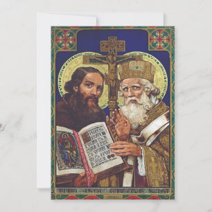 Saints Cyril and Methodius Patrons of Europe Invitation