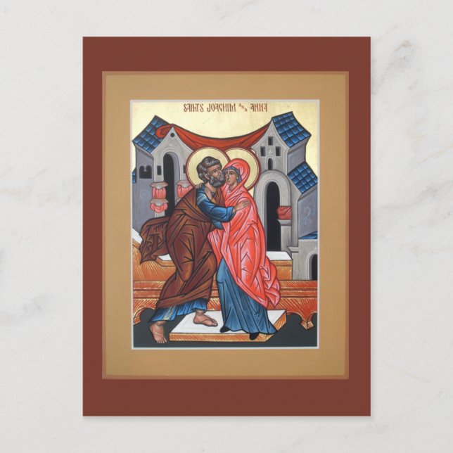 Saints Joachim and Anna Prayer Card (Front)