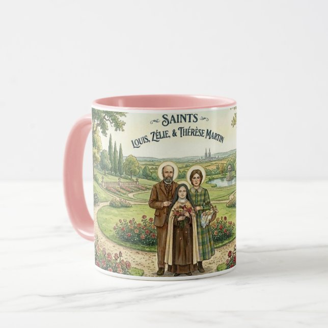 Saints Louis, Zelie & Therese Martin Mug (Front Left)