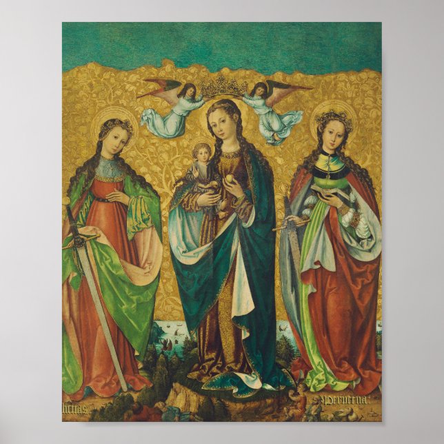 Saints Perpetua and Felicity Poster (Front)