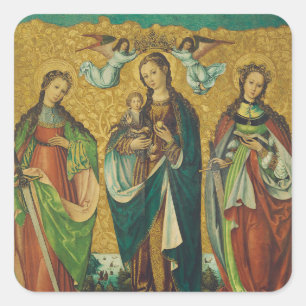 Saints Perpetua and Felicity Square Sticker