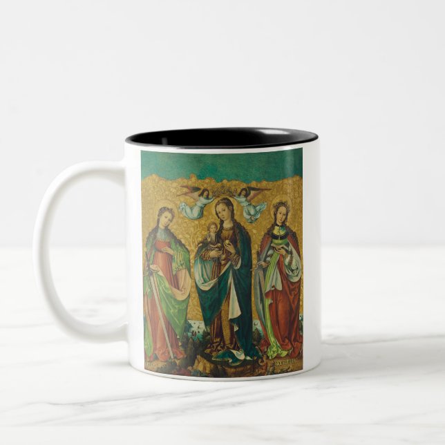 Saints Perpetua and Felicity Two-Tone Coffee Mug (Left)