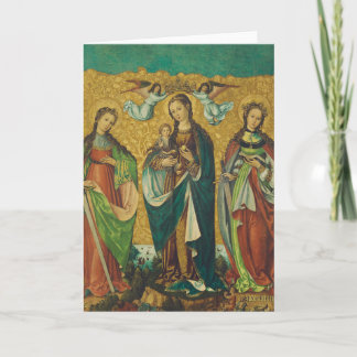 Saints Perpetua and Felicity with Virgin Mary Card