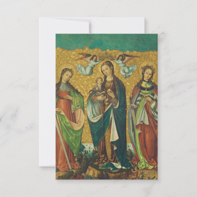 Saints Perpetua & Felicity Prison Light Holy Card (Front)