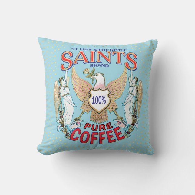 Saints Pure Coffee Cushion (Front)