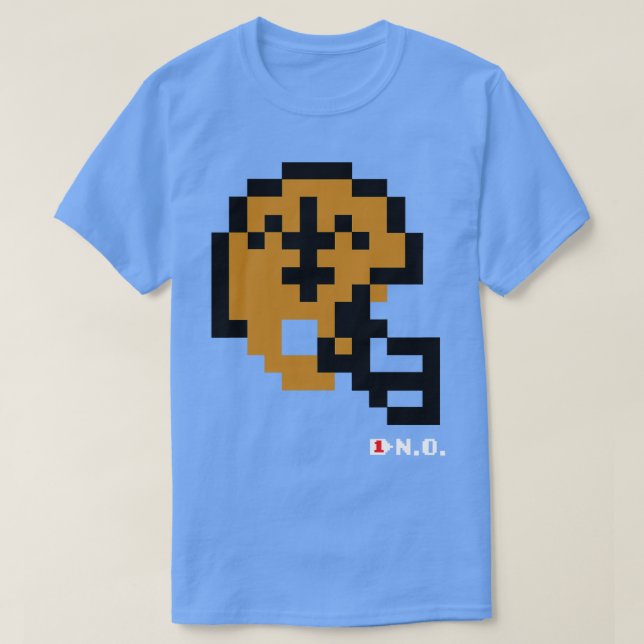 Saints Tecmo Bowl Helmet T-Shirt (Design Front)