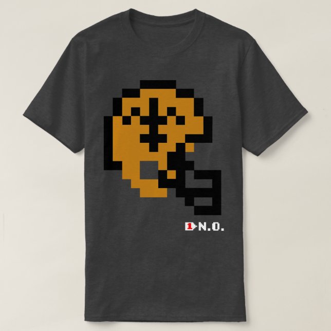 Saints Tecmo Bowl Helmet T-Shirt (Design Front)
